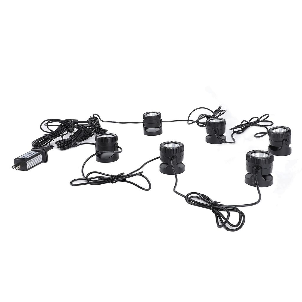 RGB Pond Lights with Timer LED Submersible Underwater Colorful Landscape Spotlight Remote Control