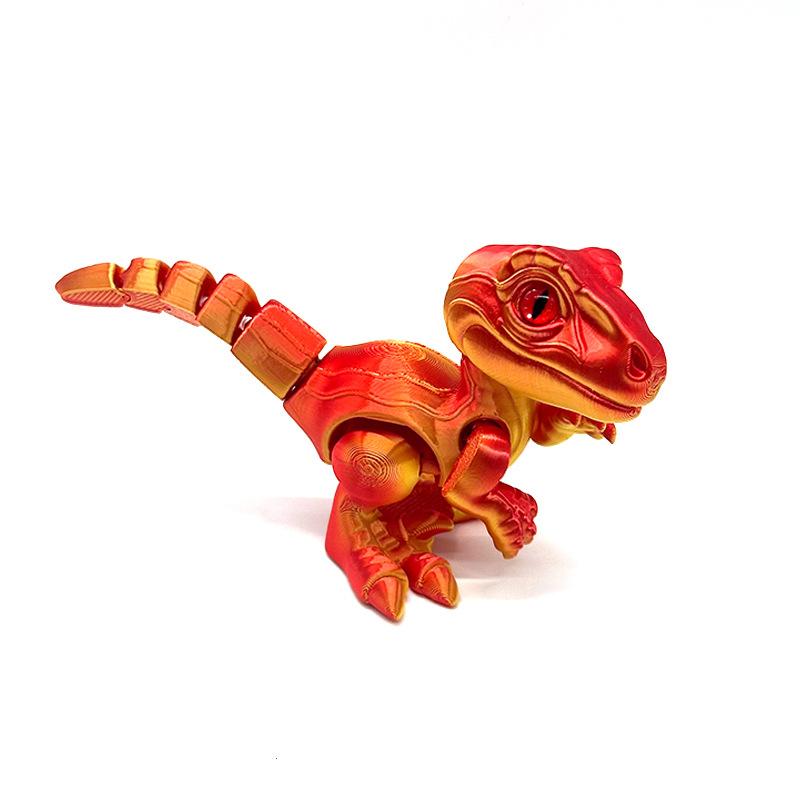 1Pc 3D Printing T-Rex Dinosaur Model Toy Simulation Desktop Decoration Animal Ornament Gift for Kids And Dinosaur Lovers