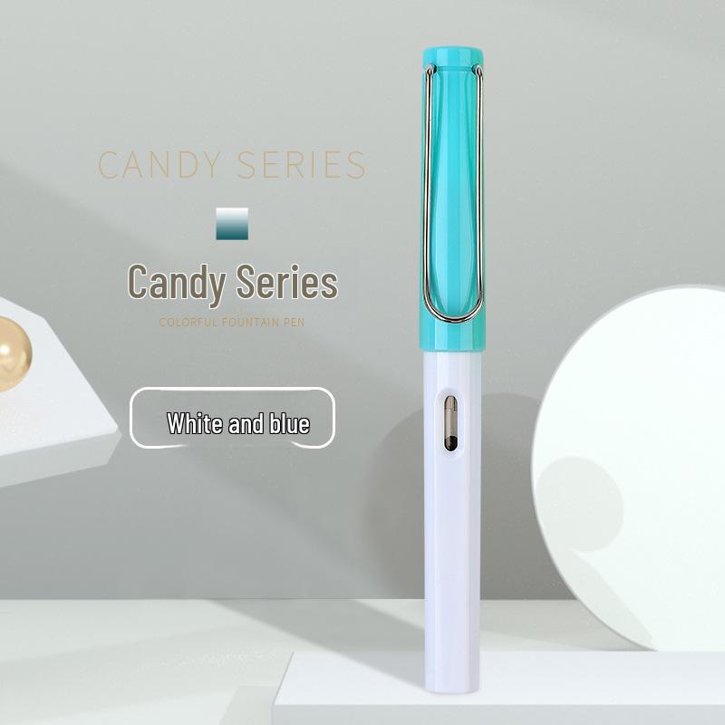 „Farbenfroher Schülerfüller mit auswechselbarer Tintenkapsel für Kalligrafie und richtige Schreibhaltung“