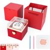 Creative Surprise Gift Box Rotating Cake Candle Ring Necklace Jewelry Box Romantic Birthday Valentine's Day Surprise Gift