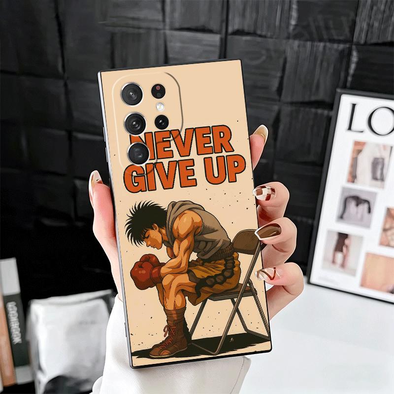 

Hajime No Ippo Anime Soft Phone Case for Samsung Galaxy S26 S25 Edge S24 Ultra S23 Plus S22 S21 FE S20 Black Cover Back Shell Samsung S22 Plus