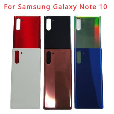 Glass Housing for Samsung Galaxy Note 10, Battery Back Cover, Adhesive Sticker, Logo, N970, 6.3"