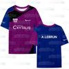 Lebrun Fefe Ice Silk Short Sleeve T-Shirt Quick Dry Competition Uniform Half Sleeve Fanwear Loose Fit Sporty FamilyMatching
