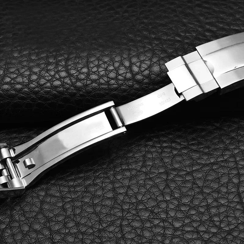 904 Jubilee Watchband For Rolex Sub GMT Yacht Daytona Men's Strap 20mm Luxury watch chain Mod Parts Replacement Accessories