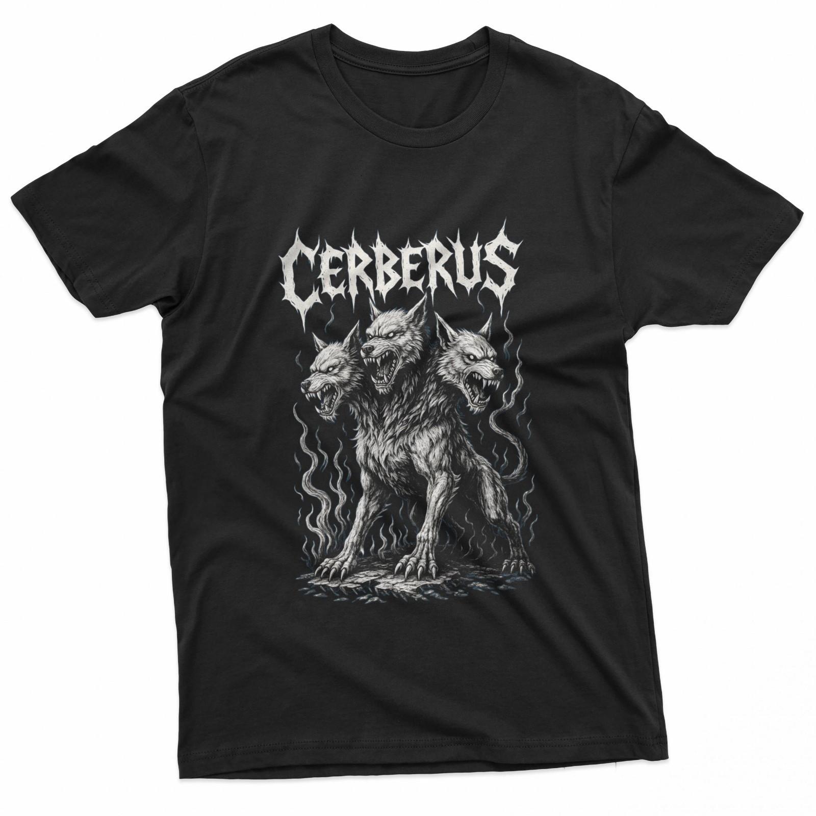 Cerberus Hellhound Hades Guardian Greek Heavy Metal T-Shirt S