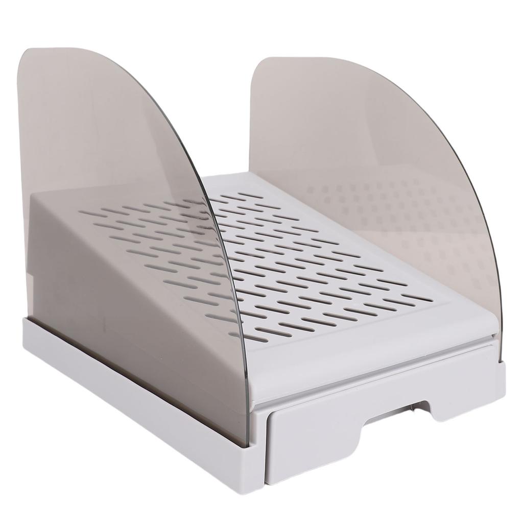 Cat Litter Ramp with Drawer Baffles   Height Elevated Litter Box Step Stool Anti Tracking Easy To Clean