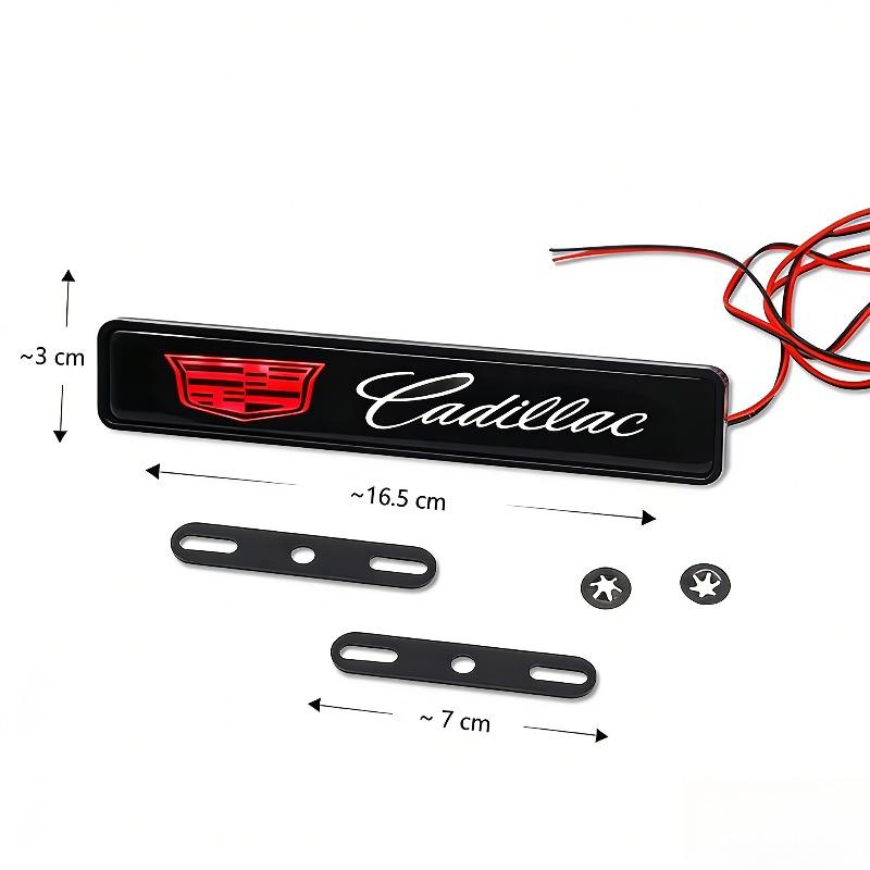 

For Cadillac Tiburon ATS BLS CT4 CT5 CTS EXT SLR SRX XT6 XTS Escalade Deville DTS LED Car Front Grille Emblem Light Decoration