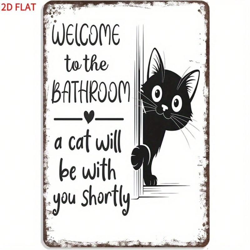 Decorative Metal Wall Sign 20x30cm