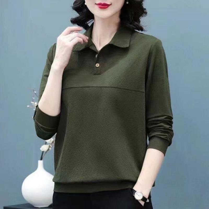 Versatile Women's Clothing Design Sense T-shirt for Women In Spring and Autumn Slim Temperament T-shirt for Women In Slim Top