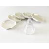 Octagonal Salt Mounding Kit (Mounding salt cone and 5 octagonal plates) for creating sturdy octagonal pyramids