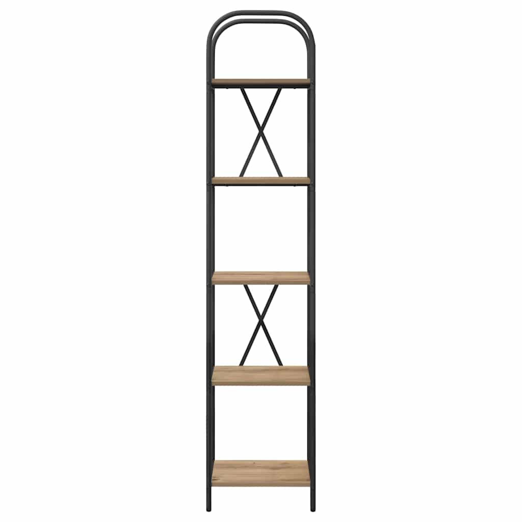 Bookshelf Artisan Oak 40 x 30 x 183 cm Engineered Wood