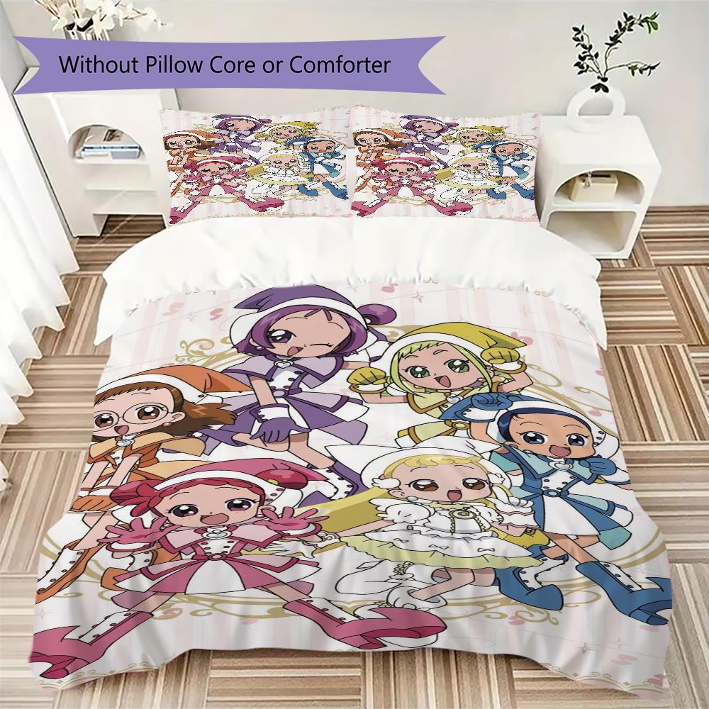 Magical DoReMi Pattern Bedding,Quilt Set Quilt Cover Pillowcase Home Birthday Gift(1 * duvet cover + 2 * pillowcase, without core)_lx