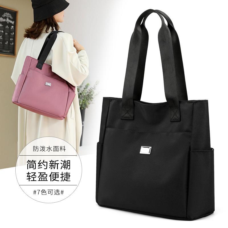 New Women's Fashion Oxford Fabric Lightweight Shoulder Bag Versatile Large Capacity Canvas Tote Bag
