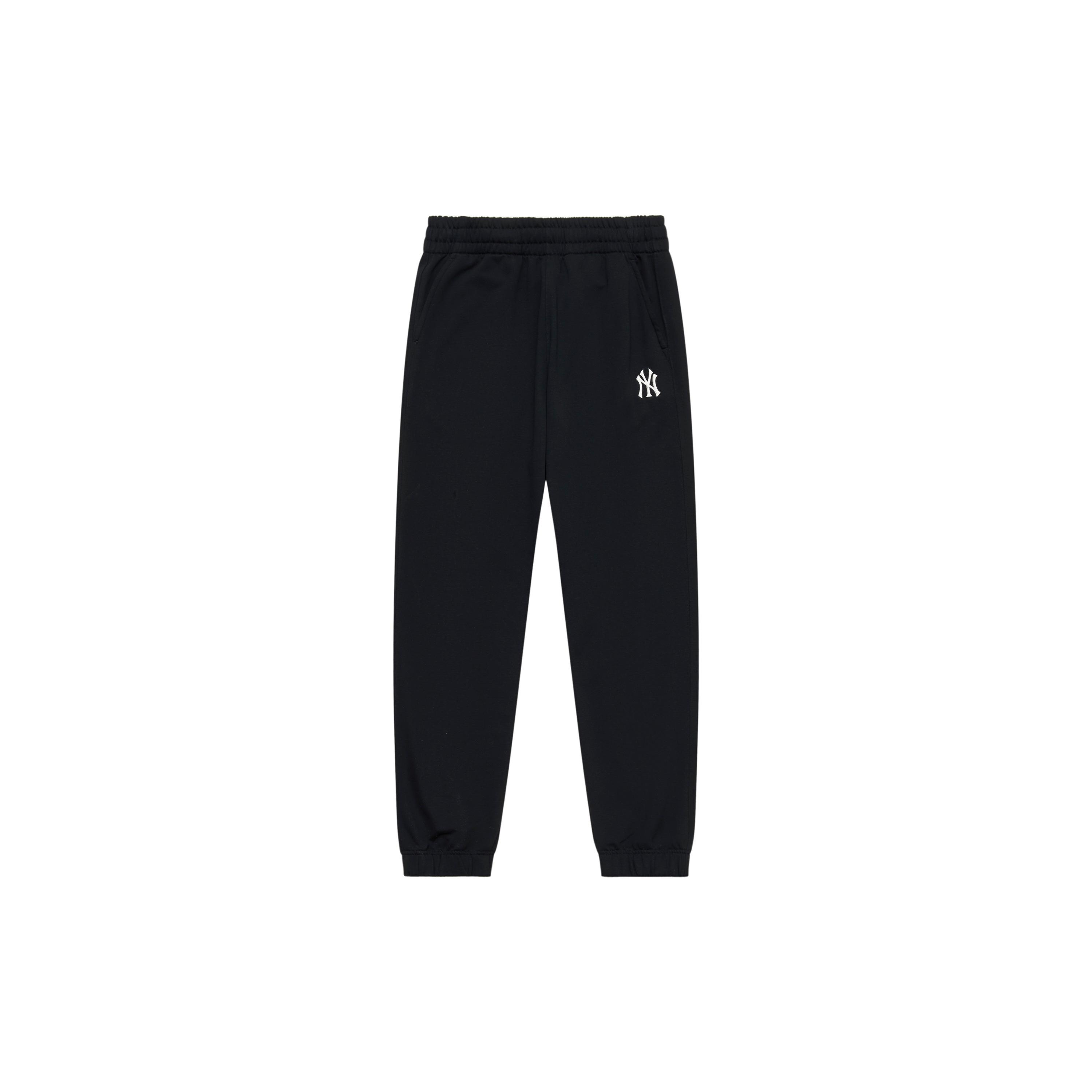 MLB SS24 Casual Pants Unisex Black 3APTB0841-50BKS XS