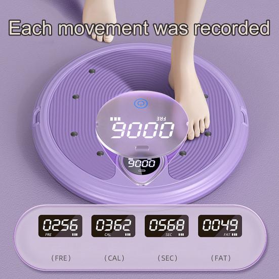 Digital Display Screen Smart Counting Foot Massage Function Strong Load Bearing Waist Twisting
