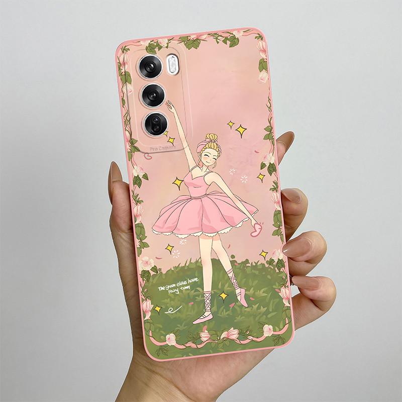 For OPPO Reno 12 CPH2625 Reno12 Pro Phone Case 12pro 5G CPH2629 Love Heart Silicone Soft Shockproof Back Cover Protective Shell