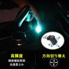 Renjzle Car Light, USB LED, 8 Color Dimmable, Ambient Light, 180° Rotation, Auto Light,
