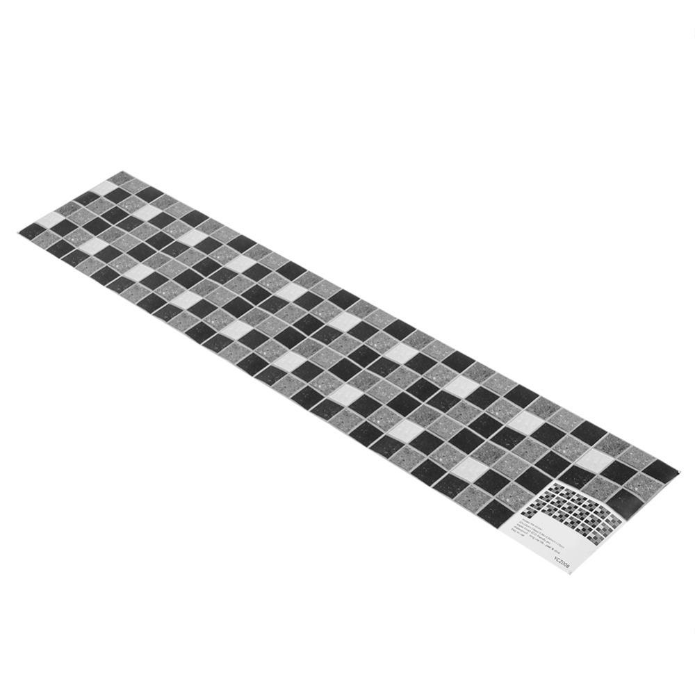 19pcs Grey Kitchen Wall Decal PVC Bathroom Decor Sticker Tile Wall Sticker Kitchen Use