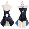 Black Hatsune Miku Bunny Cosplay Costume Cartoon Virtual Popular Characters