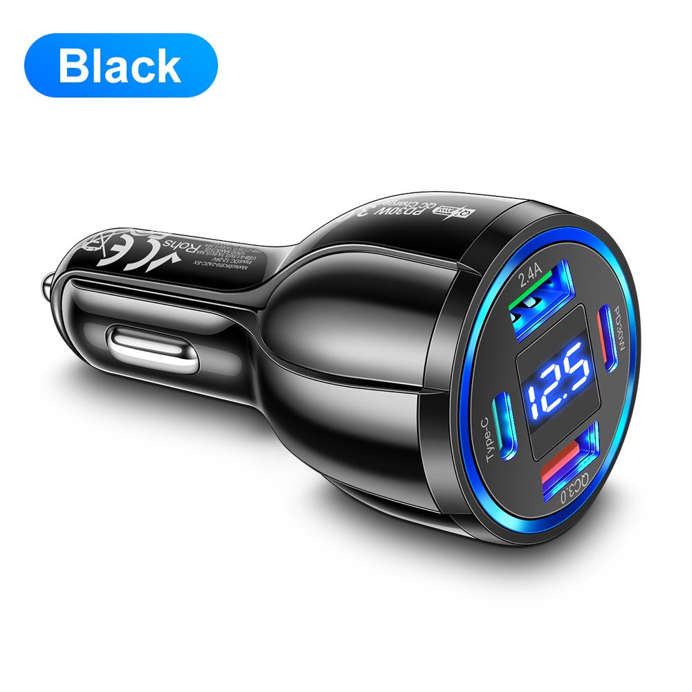 30W Type C USB Car Charger Fast Charging For iPhone15 Pro Max Xiaomi 14 Samsung Huawei Quick Charge 3.0 Car Mobile Phone Charger
