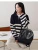 Women's Genuine Leather Top Grain Cowhide Backpack - Trendy Large Capacity Double Shoulder Bag 2025