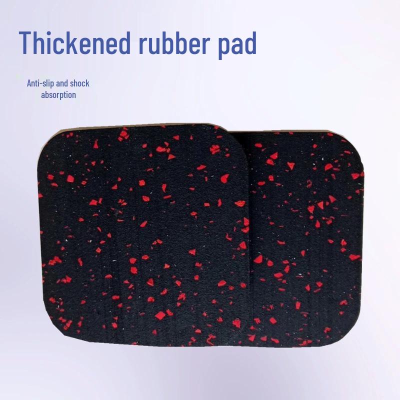 Fibo Fitness Rubber Mat: Soundproof, Shock-Absorbing Floor Cushion for Gym Equipment