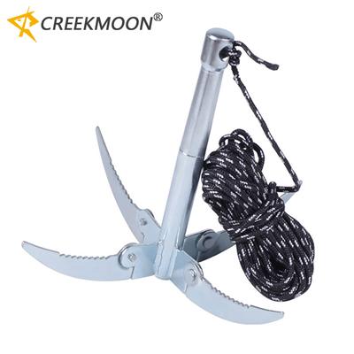 Faltbarer 4-Klauen-Anker Sichel Wassergras Pflanzen Schneidemaschine Gräser Scharfes Messer Gartengeräte Angelzubehör Tackle Neu