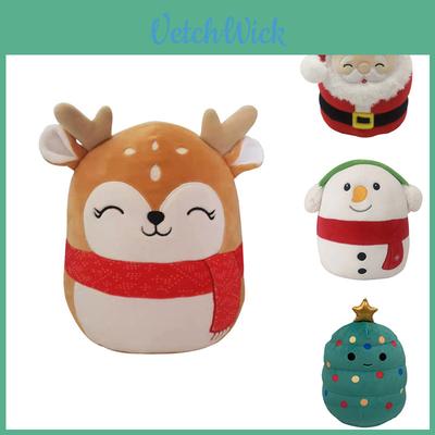 Squishmallow Plush Toy Santa Claus Soft And Cuddly Xmas Stuffed Animal Doll For Kids Birthday Gift