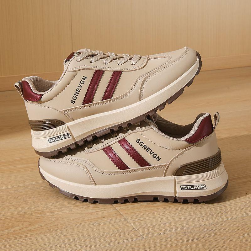 Women's Shoes Spring 2025 New Lightweight Soft-soled Casual Sports Shoes Running Shock-absorbing Forrest Gump Shoes Student Dad Shoes Women