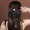 Fairy Mesh Bow Hairpin Ins Fashion Multicolor Bow Tie Ponytail Hair Clips for Women Girls Hair Accessories Spring Clip Hair Claw