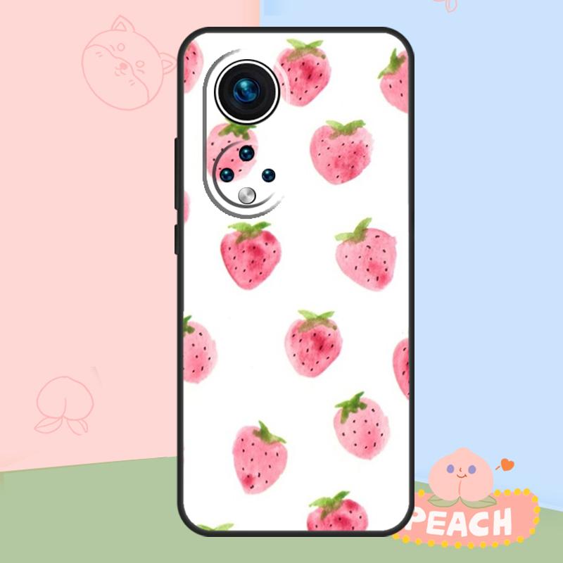 Strawberry Fields Case For Honor Magic 5 6 7 8 Lite Honor 400 Pro 200 50 70 90 X8c X9a X9b X9c X9d Win RT Cover
