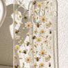 Bee Flower Anti-Fall Clear Case for iPhone 14/15/16/17 Pro Max