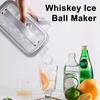 Ice Cube Mold with Sealed Lid Ice Storage Container BPA-Free Silicone Sphere Ice Maker Slow-Melting Easy-Release Stackable Ice Ball Tray