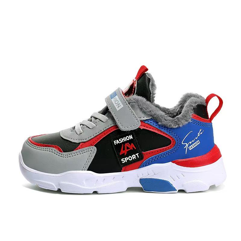 Boys  Waterproof Cotton Sports Shoes - Autumn/Winter 2025 Size 32, Inner Length 20.6CM