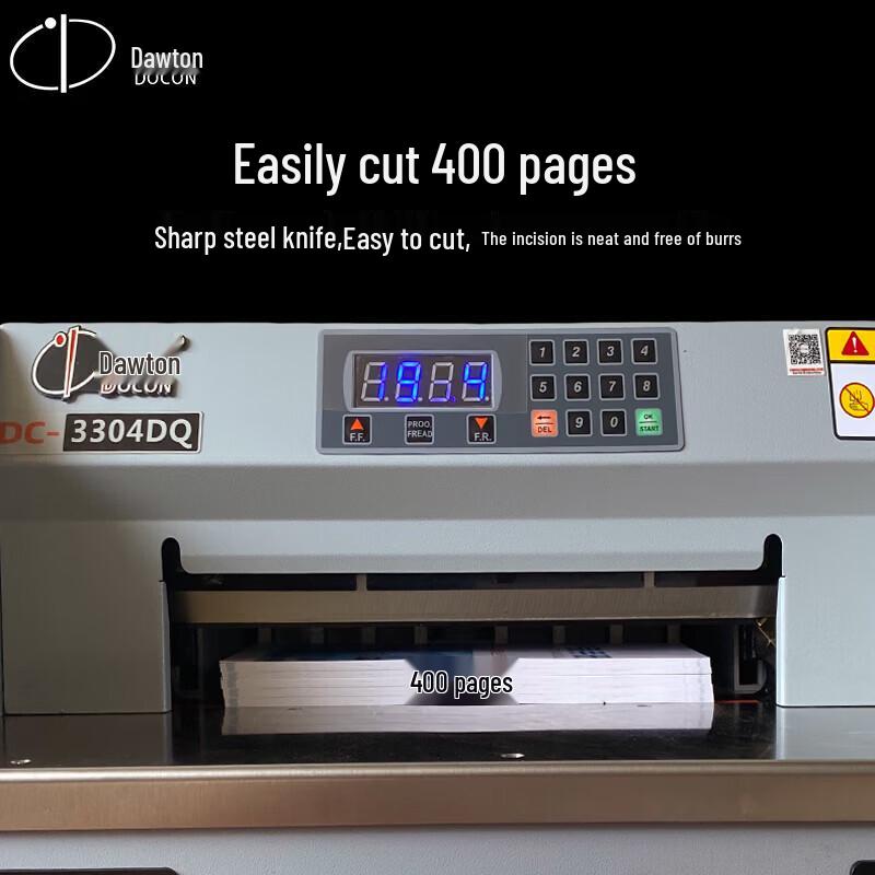 DOCON DC-30+ Thermal Binder & DC-3304DQ Electric Paper Cutter Combo CN Plug (adapter Included)