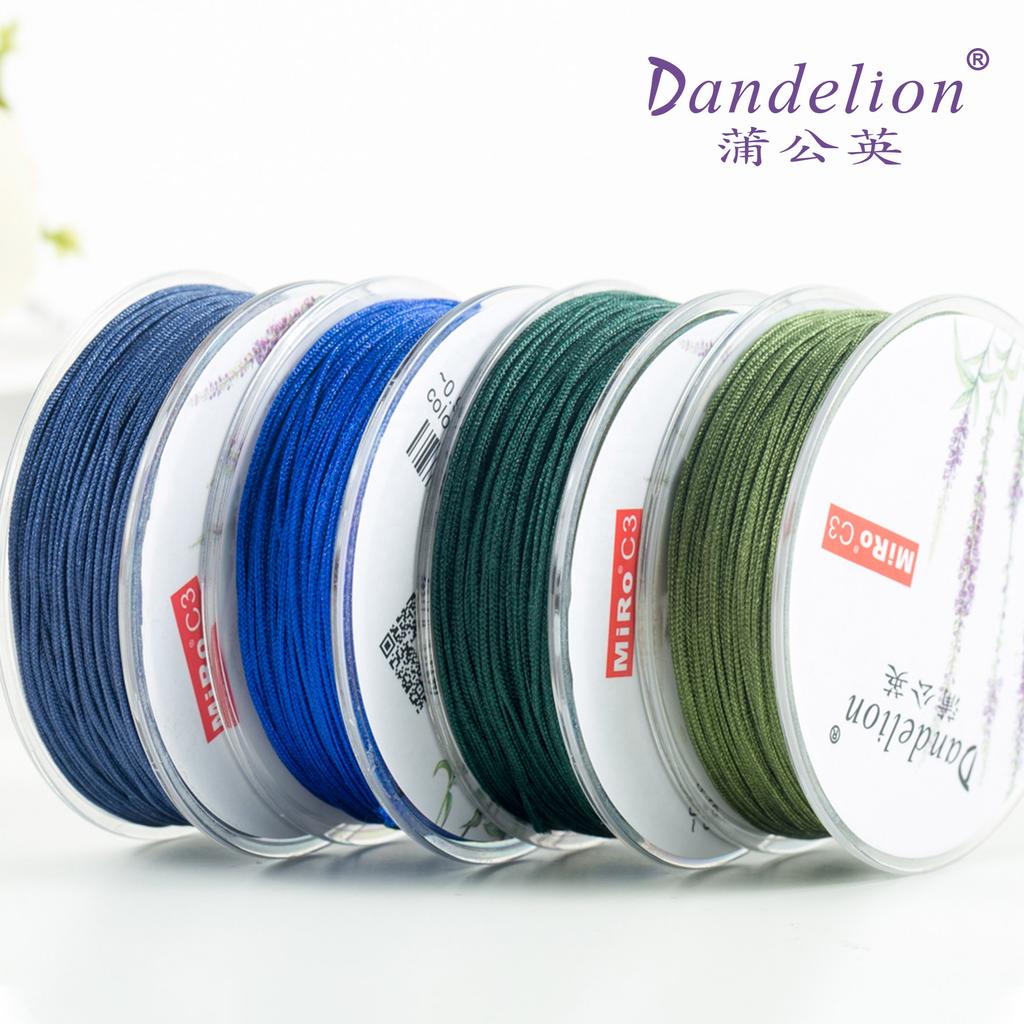 Löwenzahn C3 0,9 mm Schmuckband Nylonband Schmuckzubehör Armband und Halskette Material 21 Farben