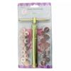 Modern Minimalist Stainless Steel Piping Gun With 20 Floral Nozzles For Baking Creations