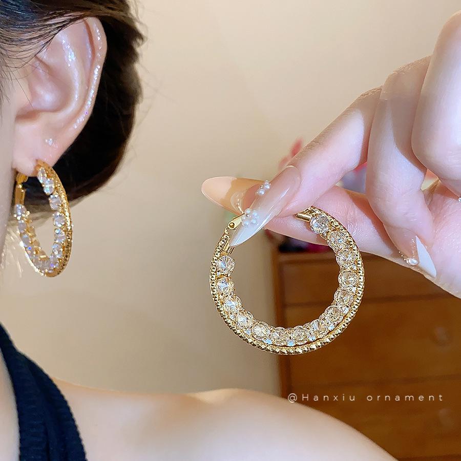 Silver Needle Leopard Heart Bow Geometric Dangle Earrings - Trendy Korean Style for Women