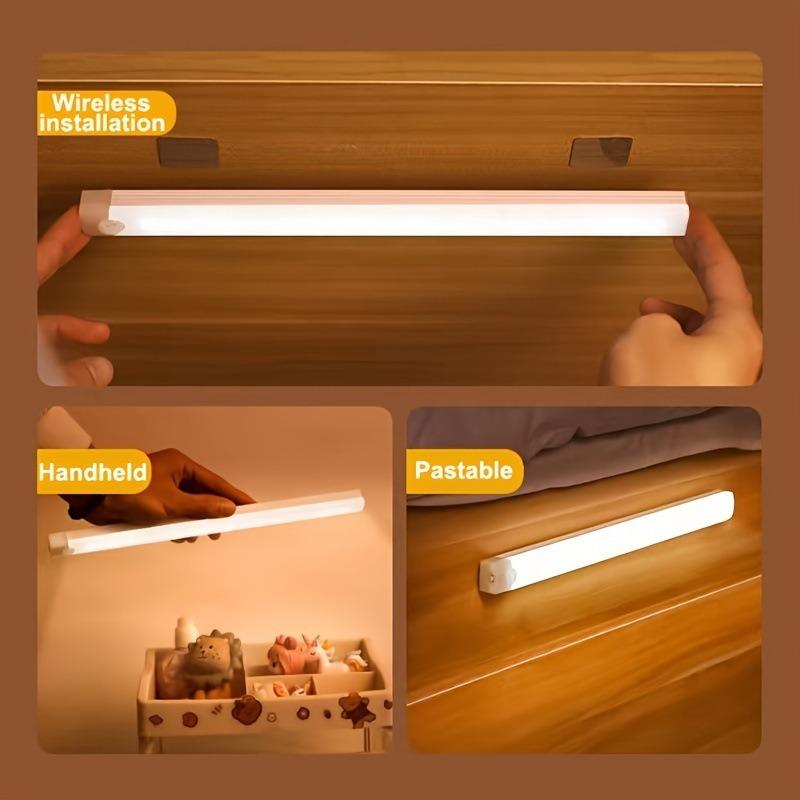 Wireless LED Night Light Motion Sensor Closet Lamp Night Light Kitchen Bedroom Detector Wardrobe Light Stairs Backlight