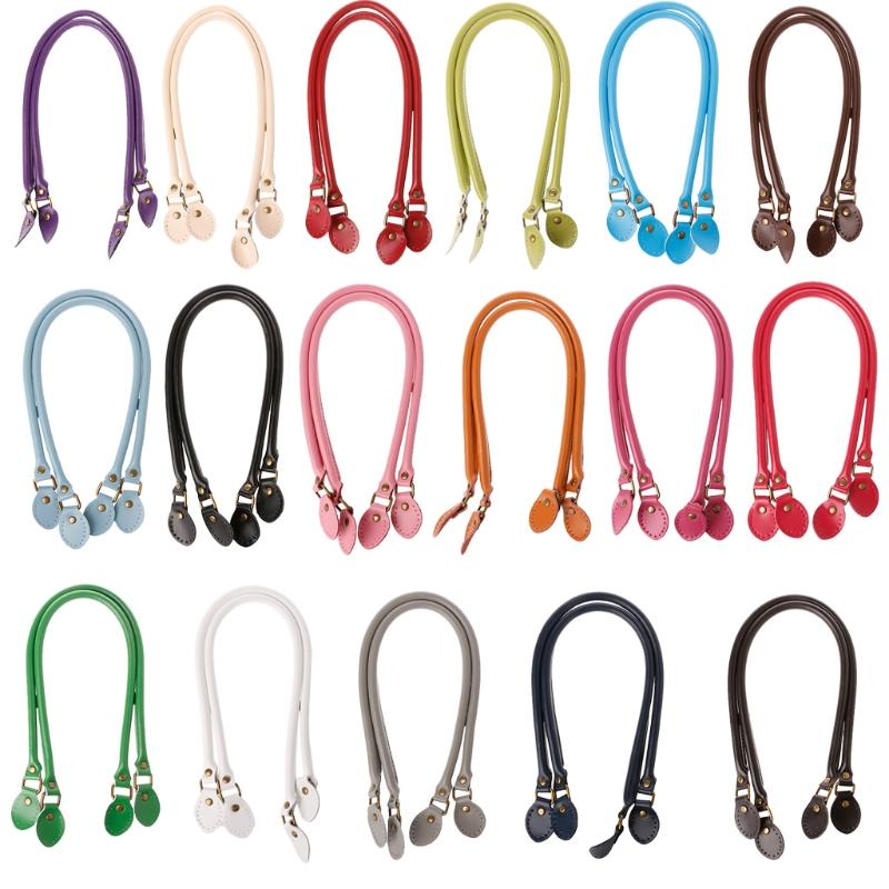 40CM Leather Bag Handles Replacement Handbag Purse Shoulder Strap for Women DIY Handmade Bag Accessories