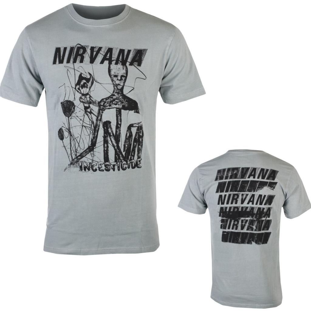 Retro Nirvana Graphic Cotton Tshirt Unisex Summer Short Sleeve Fashion Brand Tee Luxury Casual Vintage Tees