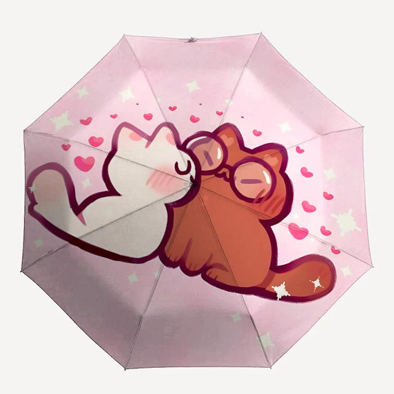 

1PC Kittens Love Automatic Opening And Closing, Sturdy Iron Frame, Portable Folding Design, Suitable For Men And Women In All Seasons04