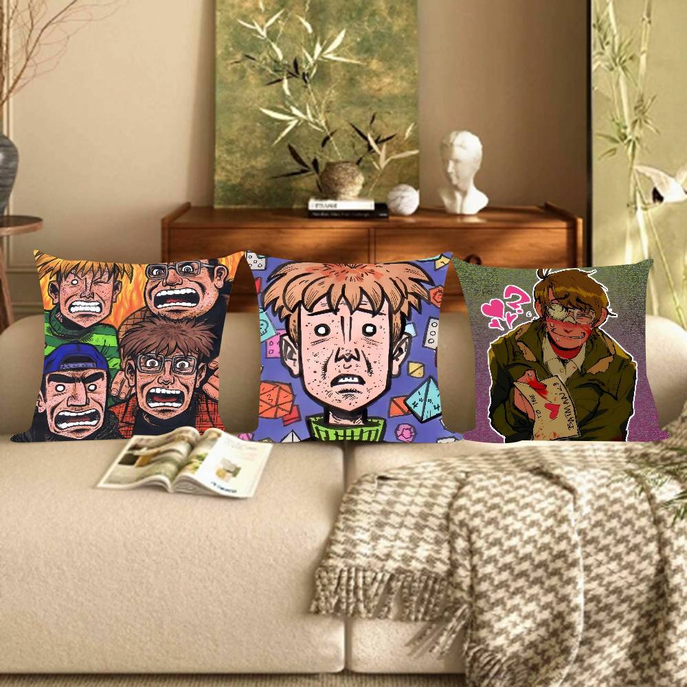 ANIME Eltingville Club   Pillow Cushion Cover Pillowcase Living Room Sofa Home Decor Customized
