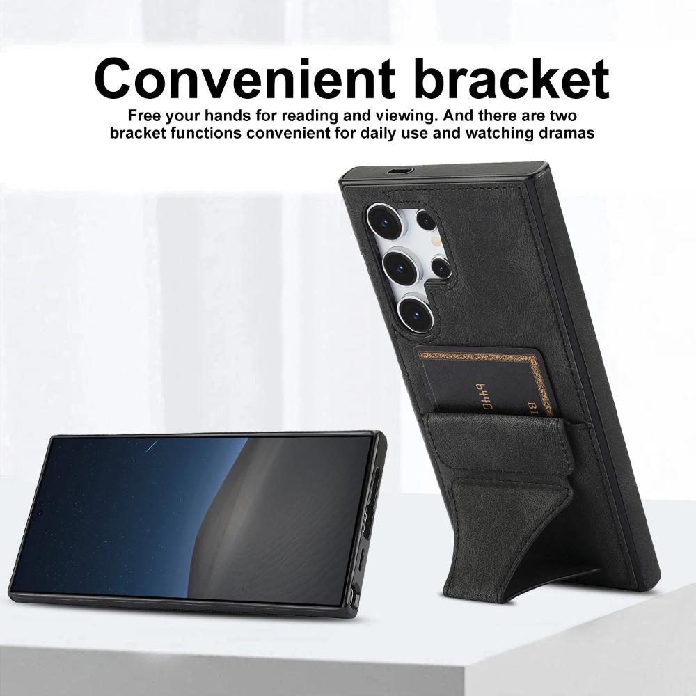 Retro Leather Phone Case for Samsung Galaxy S26 Ultra S26+S25 Edge S24 Fe S23 Plus S22 S21 S20 Note20 Card Holder Magnetic Cover