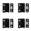 Strong Magnetic Cabinet Catches Punch Free Door Stopper Magnetic L-shaped Hidden Door Closer Home Improvement Furniture Hardware
