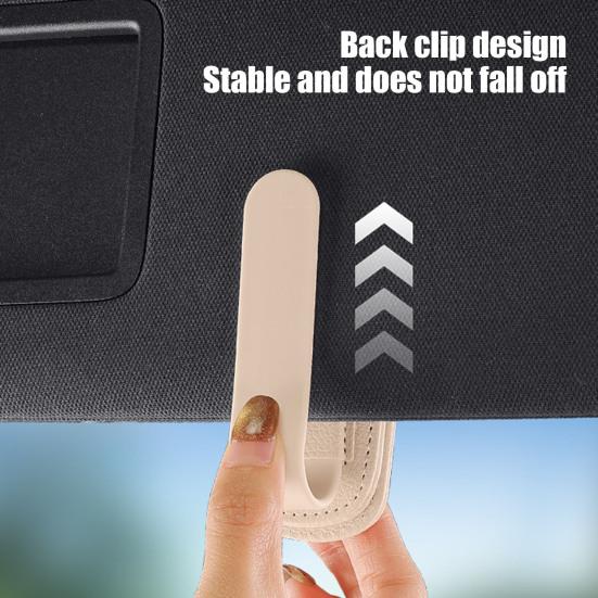 Magnetic Car Glasses Clip, Sunglass Holder for Sun Visor, Driving Sunglasses Clip for Cars Trucks SUVs RVs Auto Parts