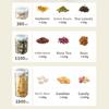 380/1100/1800ml Vacuum Food Storage Box Fresh-Keeping Transparent Kitchen Storage Jars Press-type Food Grade Grains Cans Kitchen