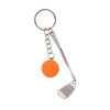 Simulation Mini Golf Ball Keychain Creative Metal Keyring Car Key Holder Bag Pendant Hanging Decoration Couple Gifts