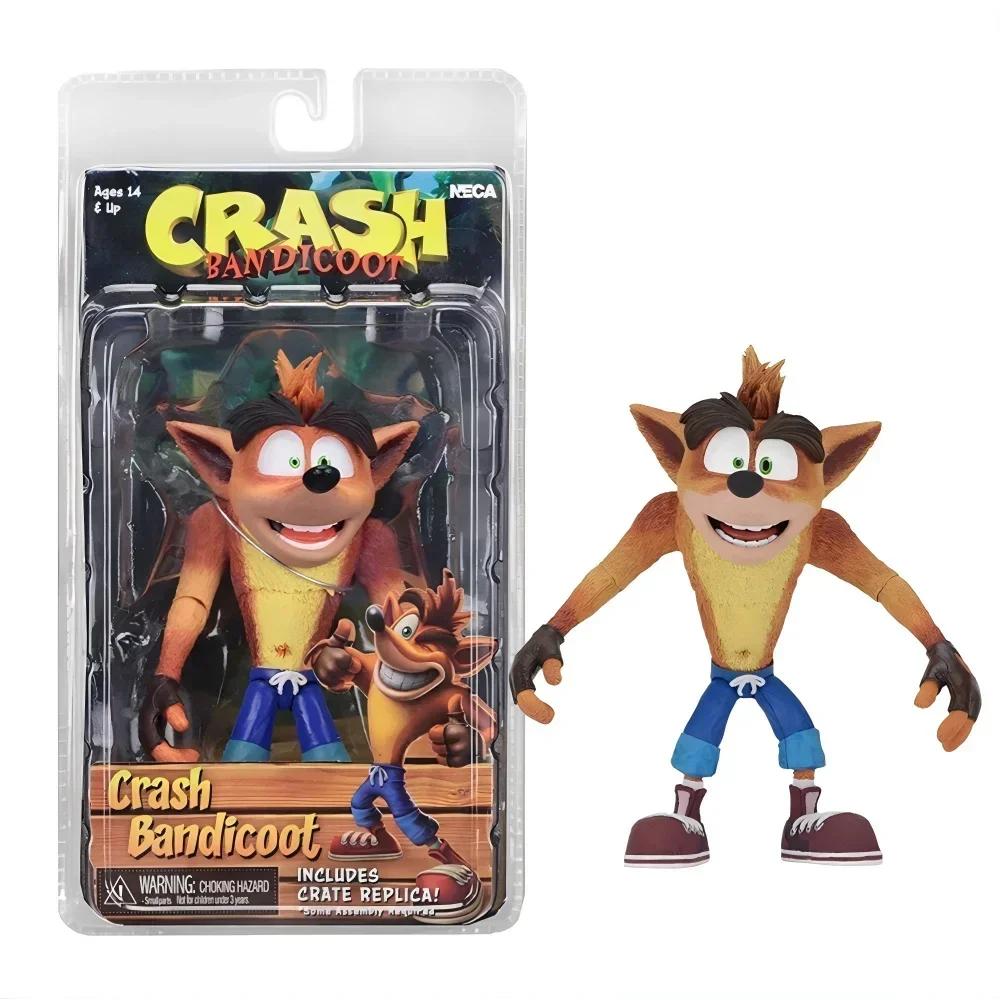 Hot New IN Stock Crash Figure Game Crash Bandicoot Sane Trilogy Action Anime Figure Toy Doll Decoration Halloween Gifts