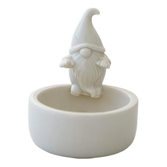 Halloween Ghost Ceramic Candle Holder Gnome Cat Angel Fox Hedgehog Frog Squirrel Candle Stand Candlestick Table Centerpiece Decoration